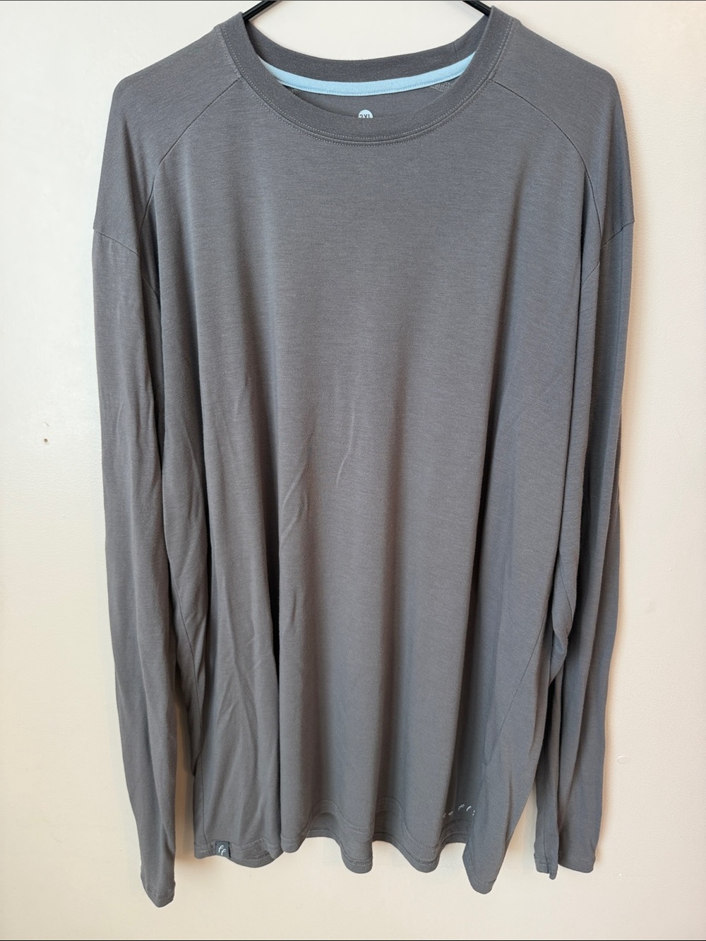Free Fly Men's Performance Bamboo Long Sleeve T-Shirt 3X Grey